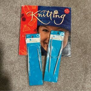 Klutz Love Knitting Kit with Blue Needles